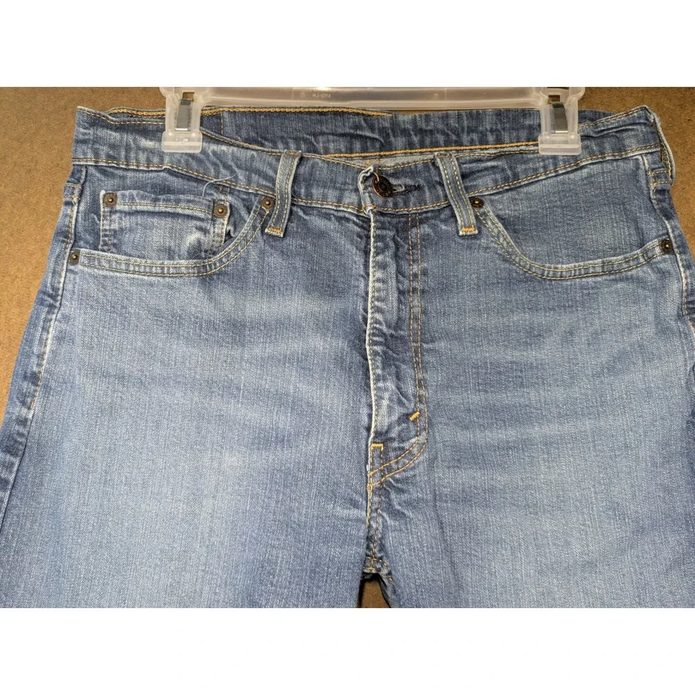 Levis 514 Straight Fit Mens Blue Denim Jeans Medium Wash W34 L32 00514-0403